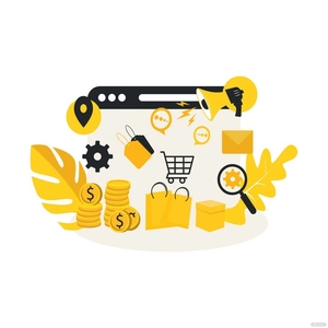 Black Marketing Vector
