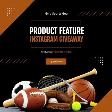 Free Product Feature Instagram Giveaway Template to Edit Online