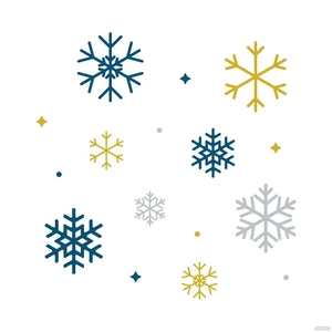 Simple Snowflake Vector