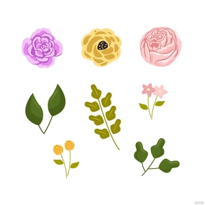 Wedding Flower Vector
