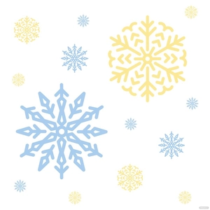 Transparent Snowflake Vector