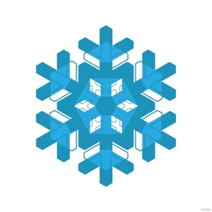 Abstract Snowflake Vector