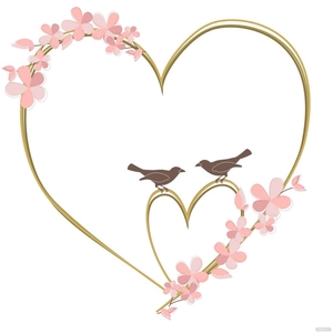 Wedding Heart Vector