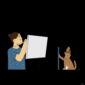 Animal Kids Illustration