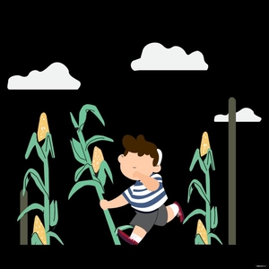 Nature Kids Illustration