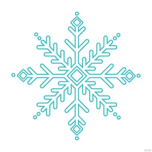 Snowflake Outline Vector