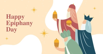 Free Happy Epiphany Day Facebook Post Template to Edit Online