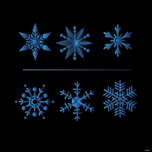 Snowflake Shape vector