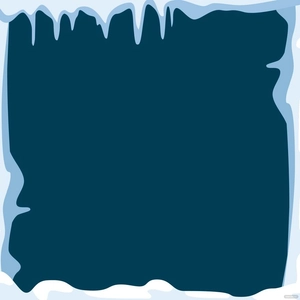 Snow Border Vector