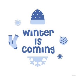 Winter Is Coming Vector