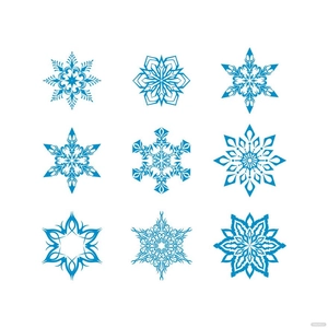 Tribal Snowflake Vector