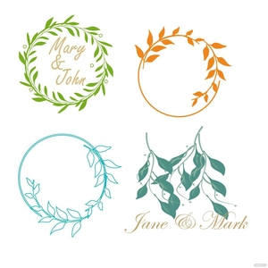 Wedding Leaves Vector
