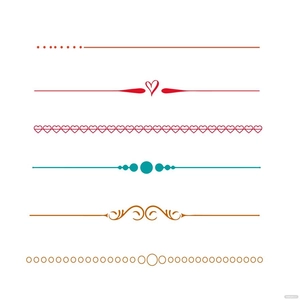 Wedding Line Vector