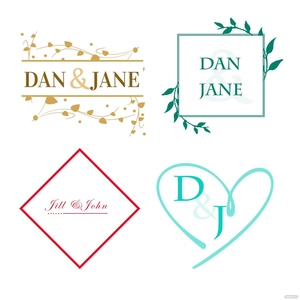 Wedding Logo Vector