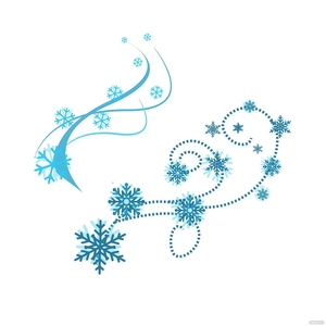 Winter Swirls Vector
