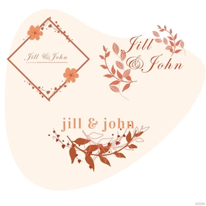 Rustic Wedding Vector