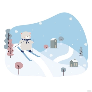 Winter Scene Vector