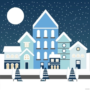 Blue Winter Vector