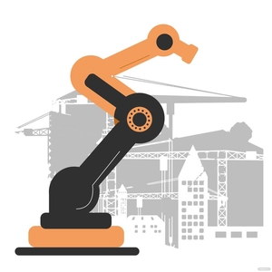 Industrial Robot Vector