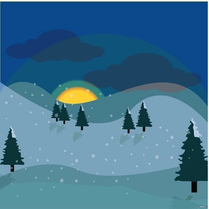 Winter Solstice Vector