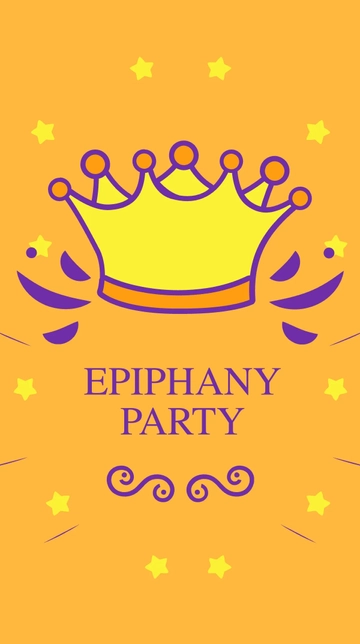 Free Epiphany Party Instagram Story Template to Edit Online
