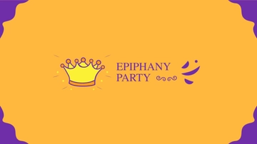 Free Epiphany Party Youtube Banner Template to Edit Online
