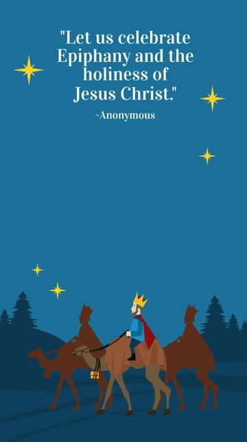 Free Epiphany Day Quote Snapchat Geofilter Template to Edit Online