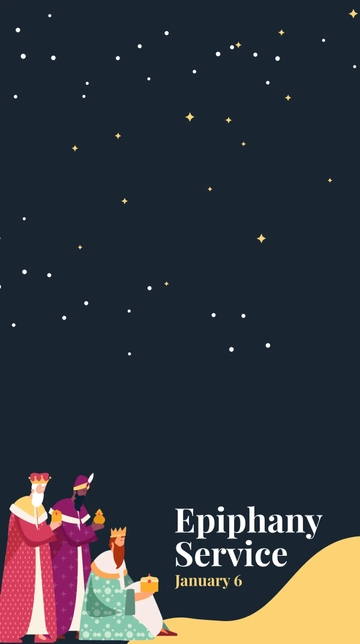 Free Epiphany Service Snapchat Geofilter Template to Edit Online