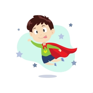 Funny Kid Illustration