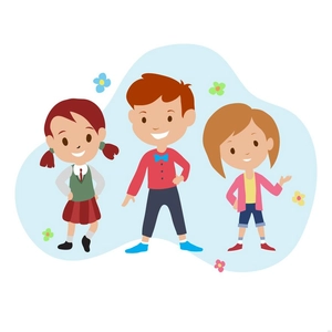 Beautiful Kids Illustration