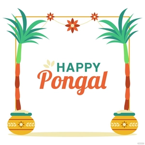 Pongal Border Vector