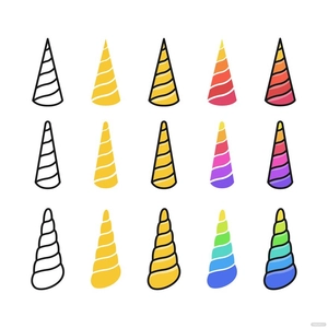 Unicorn Horn Vector