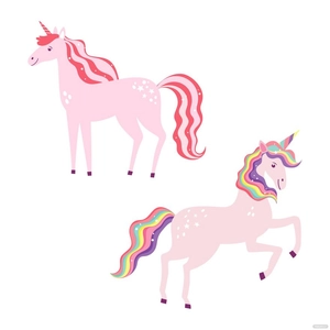 Simple Unicorn Vector