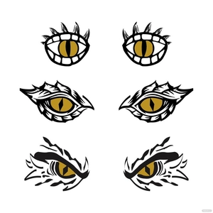 Dragon Eye Vector