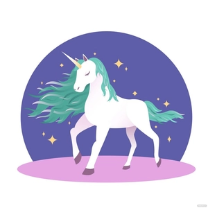 Beautiful Unicorn Vector