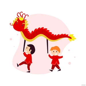 Dragon Dance Vector