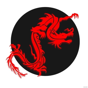 Traditional Dragon Vector