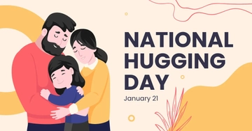 Free National Hugging Day Facebook Post Template to Edit Online