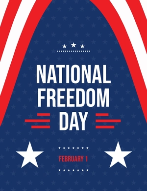National Freedom Day Flyer Template