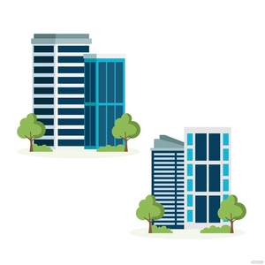 Office Building Vector