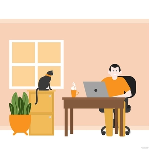 Home Office Vector