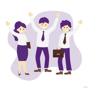 Office Worker Vector