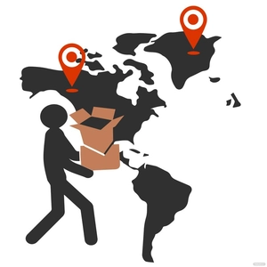 Moving Office Vector