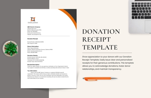 Donation Receipt Template