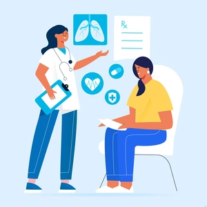 Medical Checkup Illustration