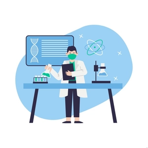 Medical Research Illustration