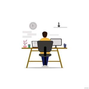 Back Office Vector