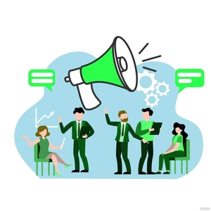 Marketing Team Vector