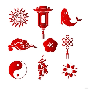Chinese New Year Symbol Vector