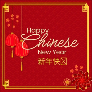 Chinese New Year Greetings Vector